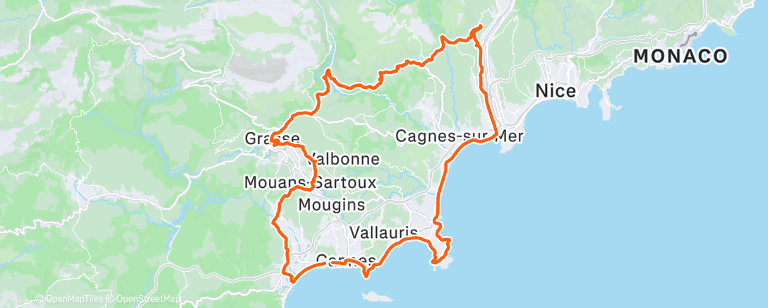 Map of the activity, Presque entre les gouttes 😮‍💨