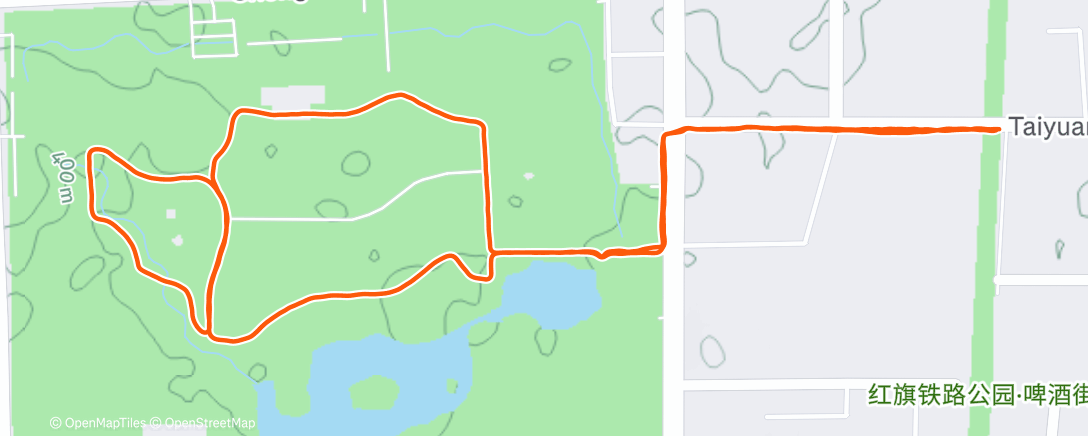 Карта физической активности (Evening Run 6.0KM 🌫️)