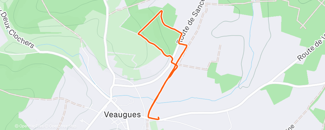 Map of the activity, Premier trail avec Maya