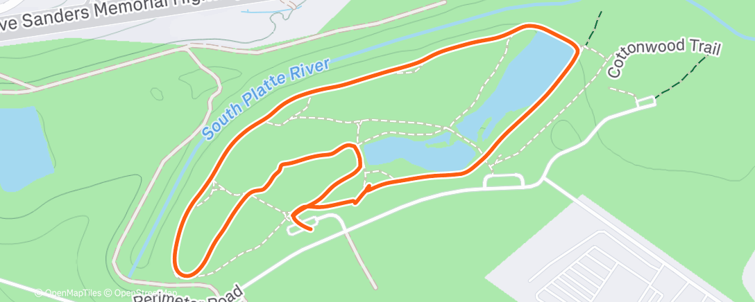 Карта физической активности (Afternoon Walk)