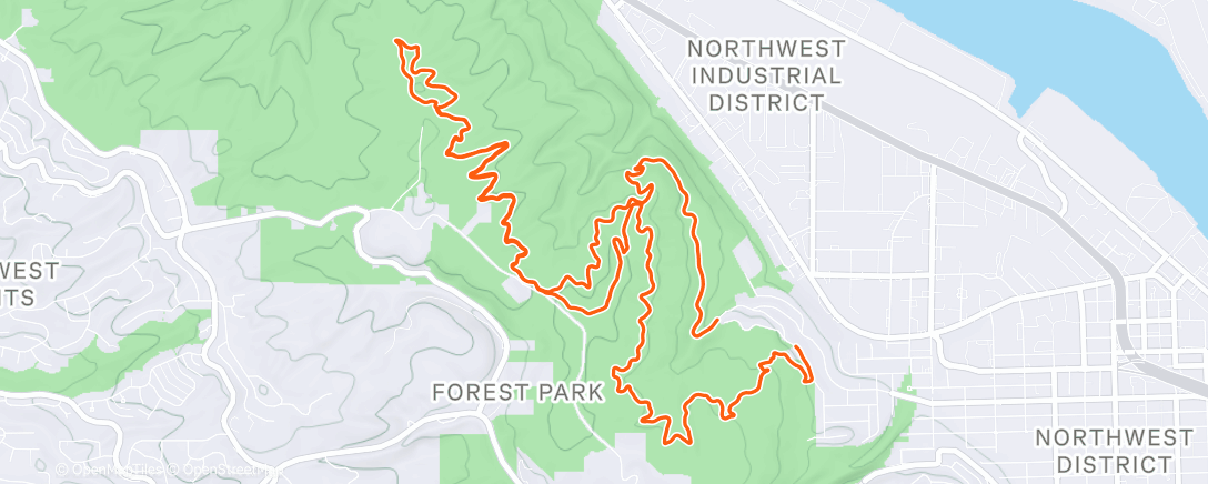 Map of the activity, Big Trail Bros w/ Thuss