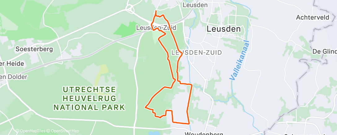 Карта физической активности (Duurloop)