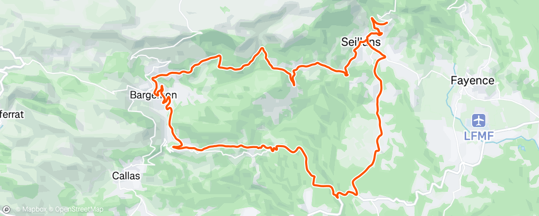 Map of the activity, Morning Ride