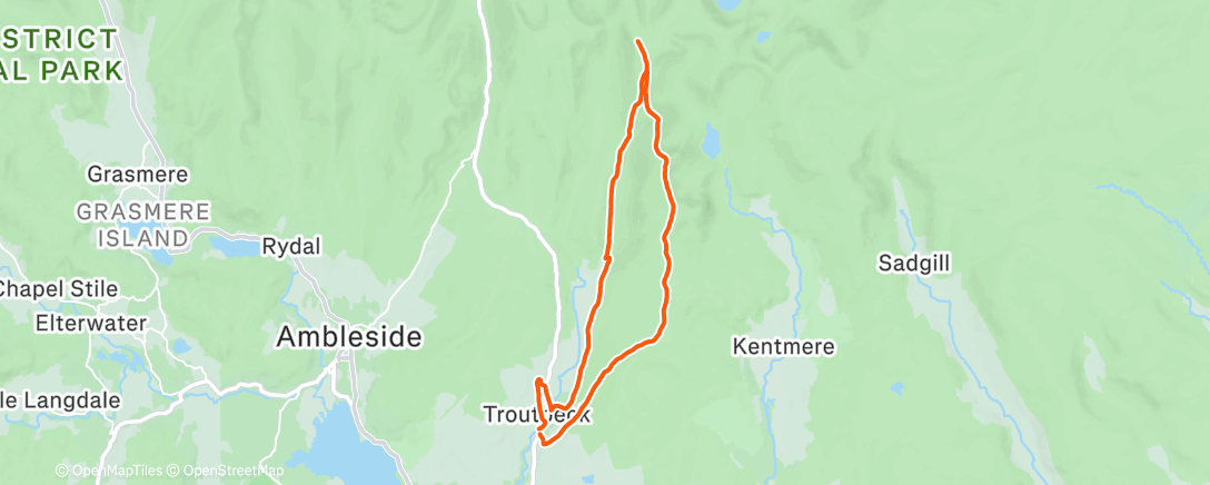 Карта физической активности (Ridge lime with Sam 😊)