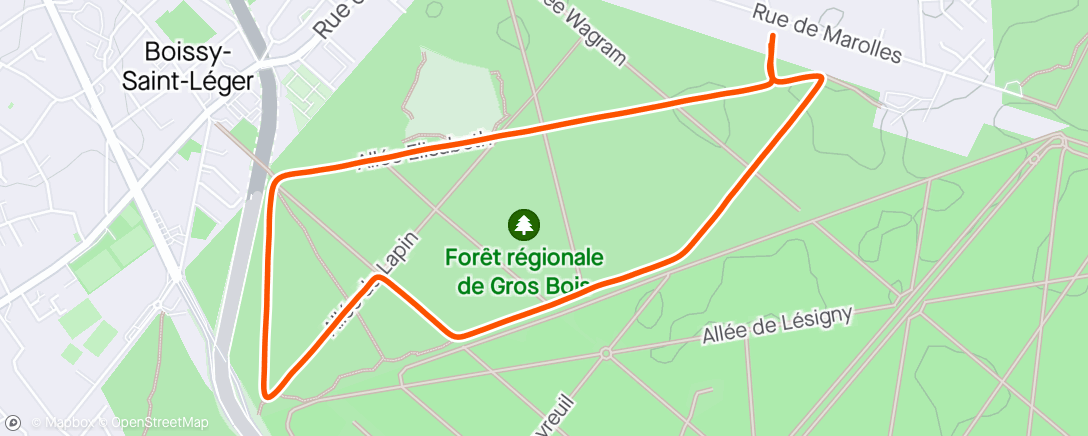 「Marche en soirée」活動的地圖