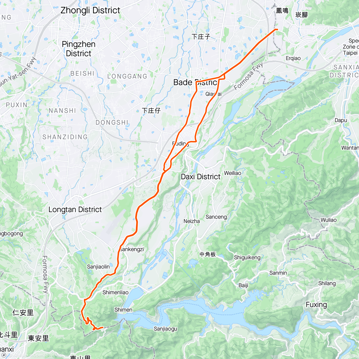 Map of the activity, 佛陀_Ride