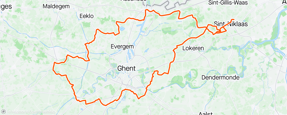 Map of the activity, Lievegem