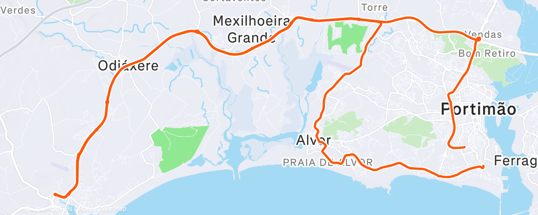 Map of the activity, Morning Ride