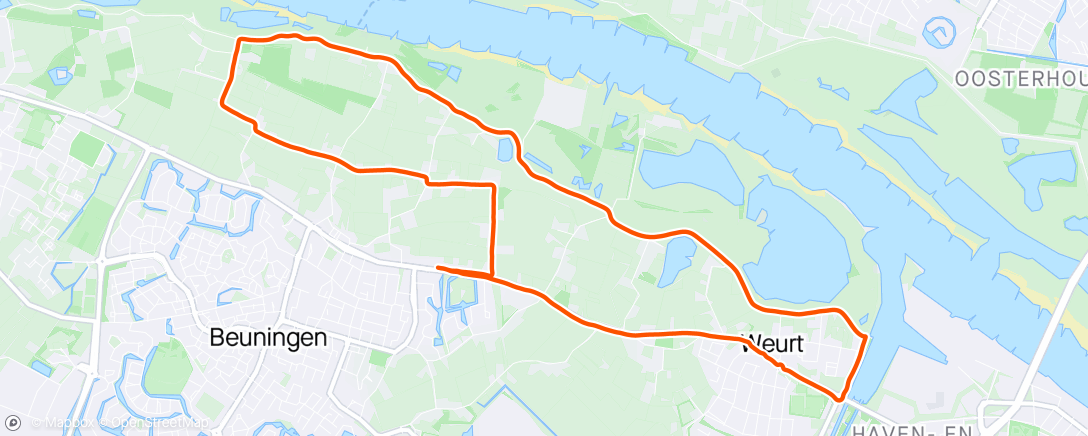 Map of the activity, 🌒 Tuesday run 🏃‍♂️