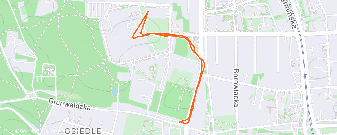 Map of the activity, Lunch Walk