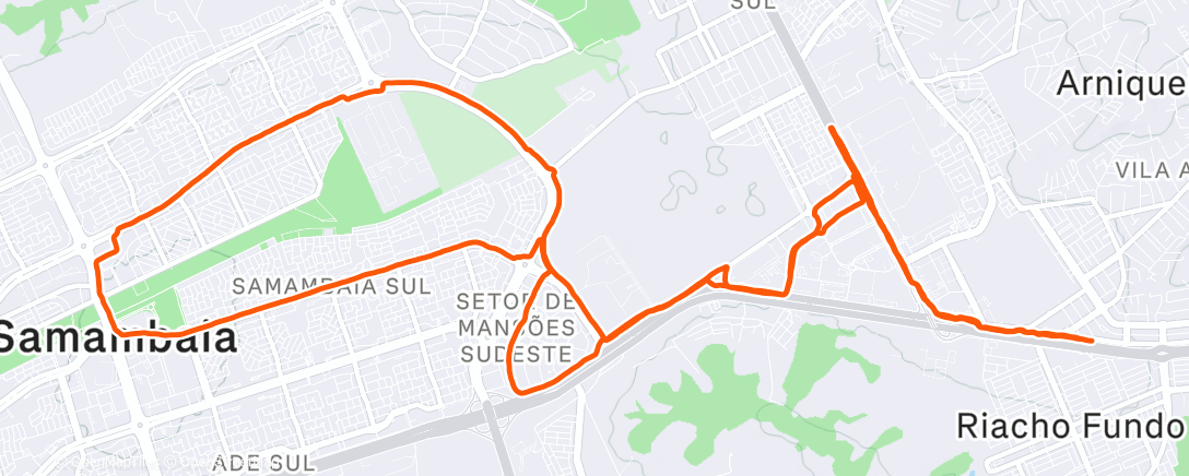 Map of the activity, Passeio 😬