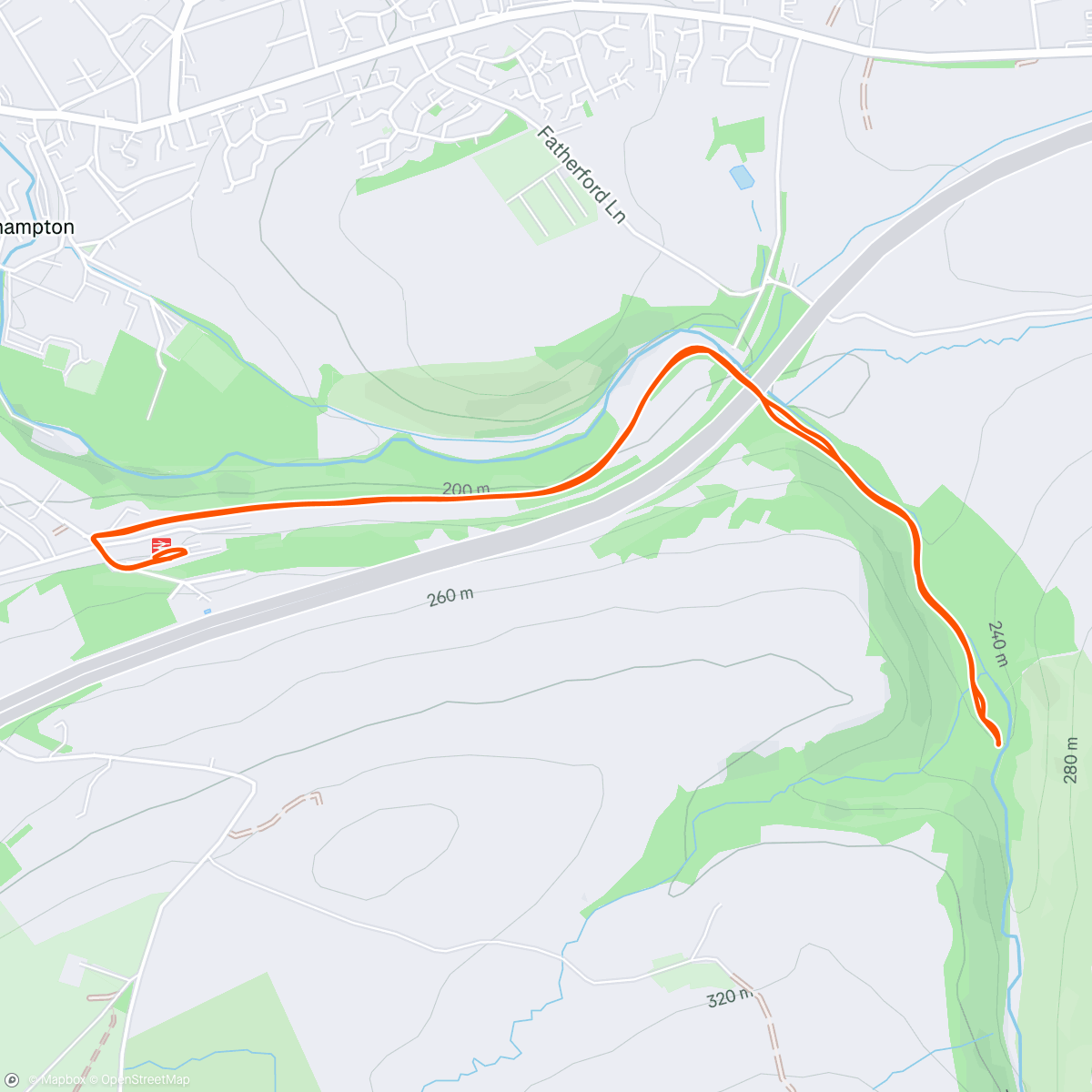 Map of the activity, Easy 5k Trail with Muslim Hikers - Devon Retreat Day 2
