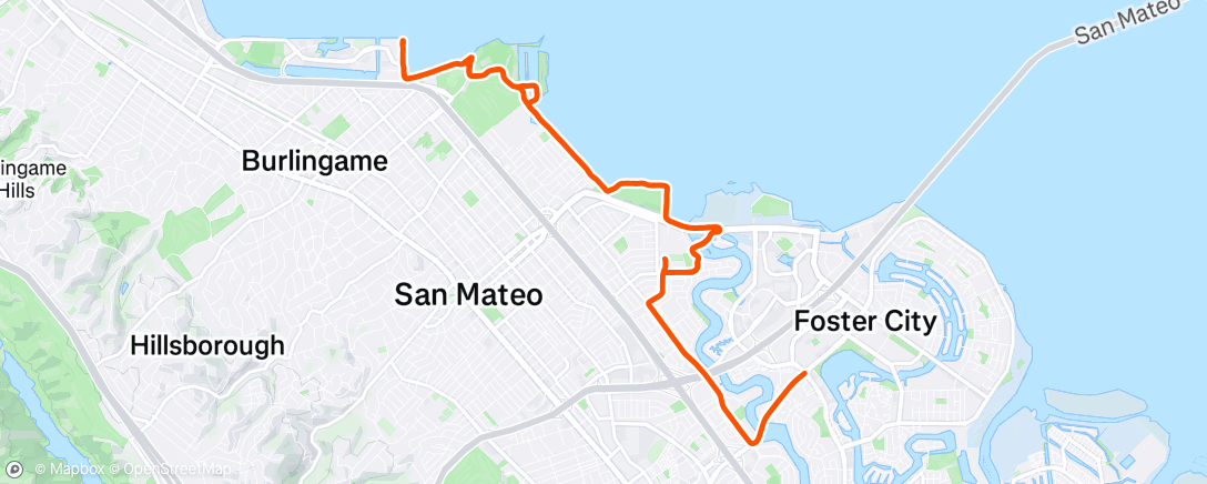Map of the activity, Afternoon Ride