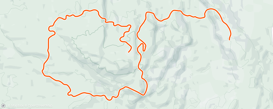 Map of the activity, TrainingPeaks Virtual - Workout: ARROZ 01 wats