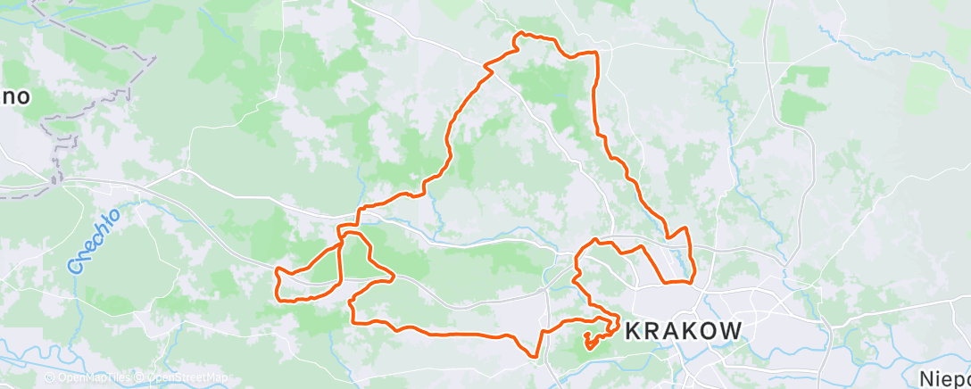 Map of the activity, Rajd Niepodleglosci 2025