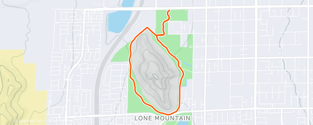 Map of the activity, Lunch Hike