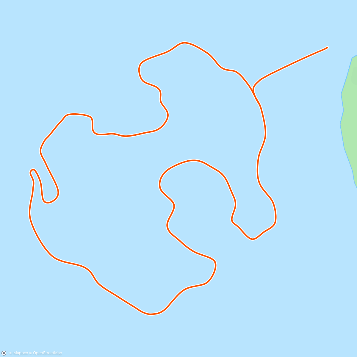 Map of the activity, Zwift - Volcano Circuit in Watopia