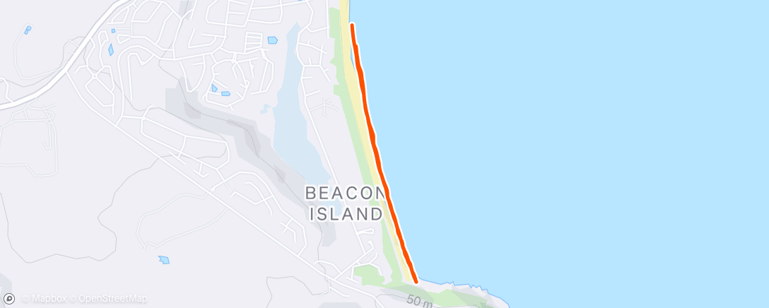 Mapa de la actividad (Morning Walk)