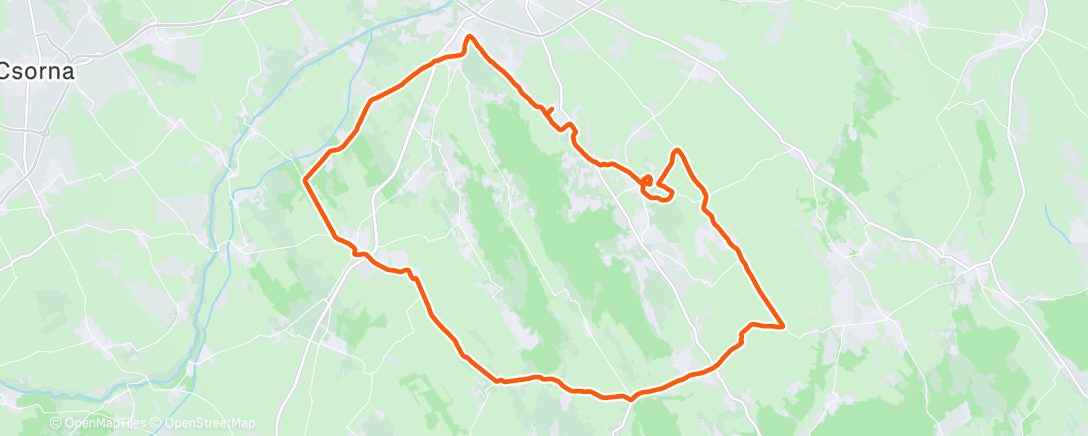Map of the activity, Morning Ride