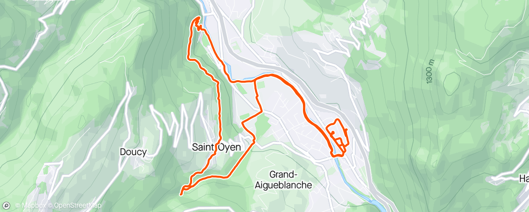 Map of the activity, Cascade en charmante compagnie !  🥰