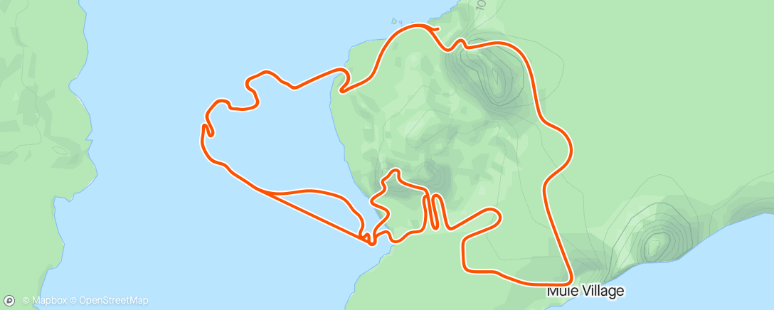 Map of the activity, Zwift - Race: Team ODZ RACE (B) on Beach Island Loop in Watopia