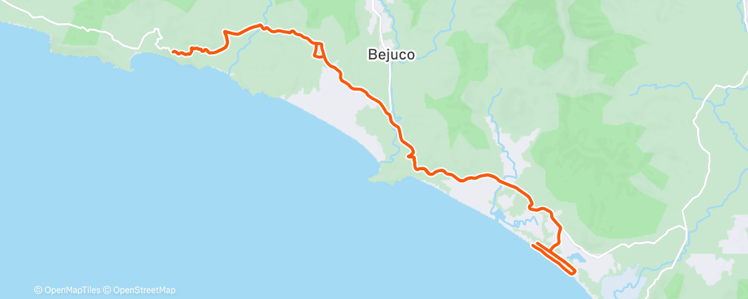 Карта физической активности (Coyote - Islita)