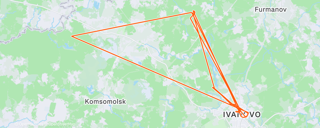 Карта физической активности (Утренний забег)