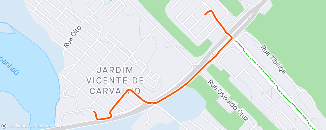 Map of the activity, Volta da Marina 🚴🚴🐴🐴💨💨