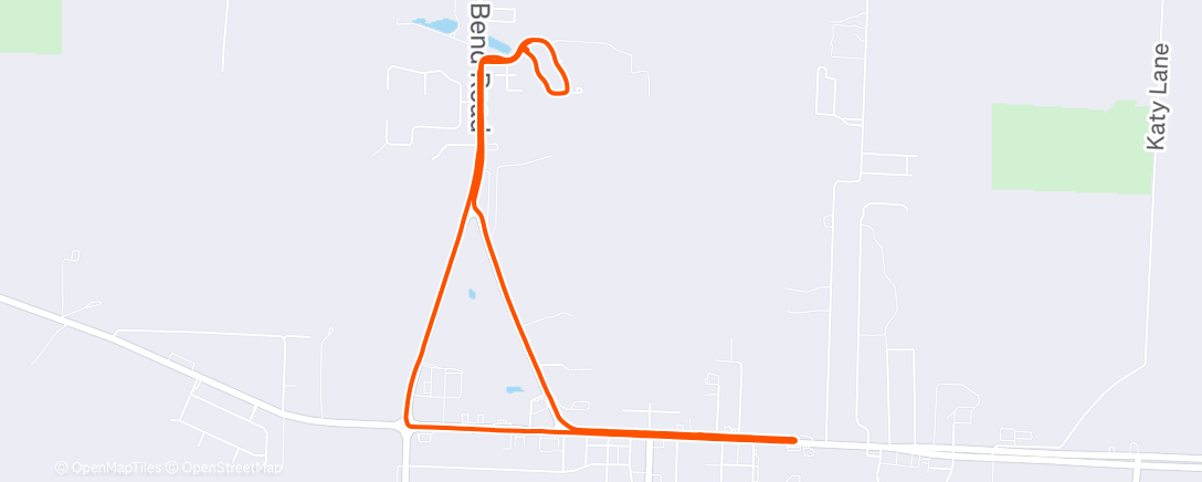 Карта физической активности (Morning Run)