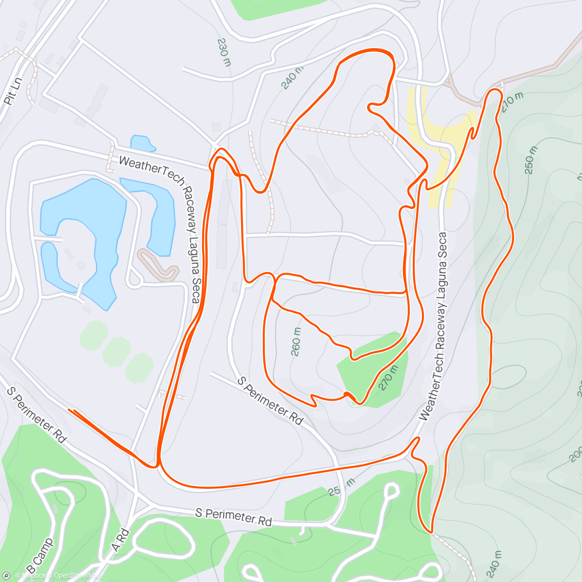 Map of the activity, Dogma XC Test