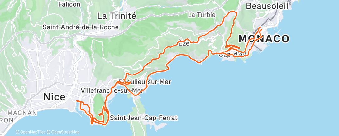 Mapa de la actividad, Ochtendrit