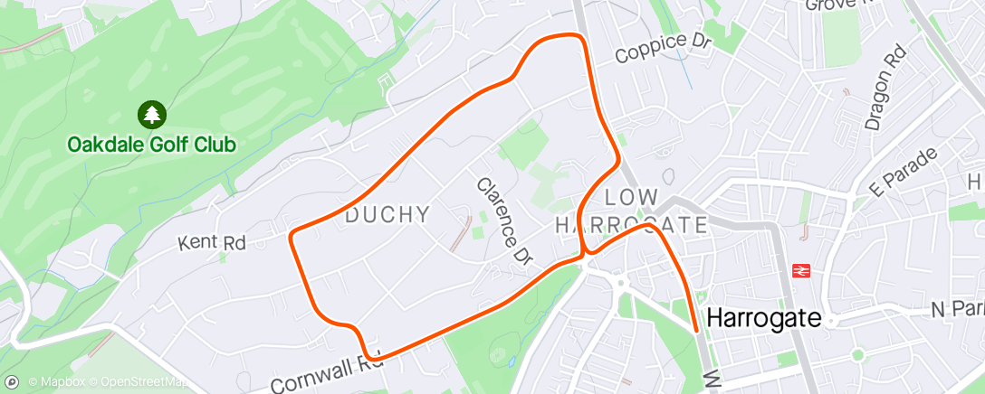Map of the activity, Zwift - Calorie Crush in Yorkshire