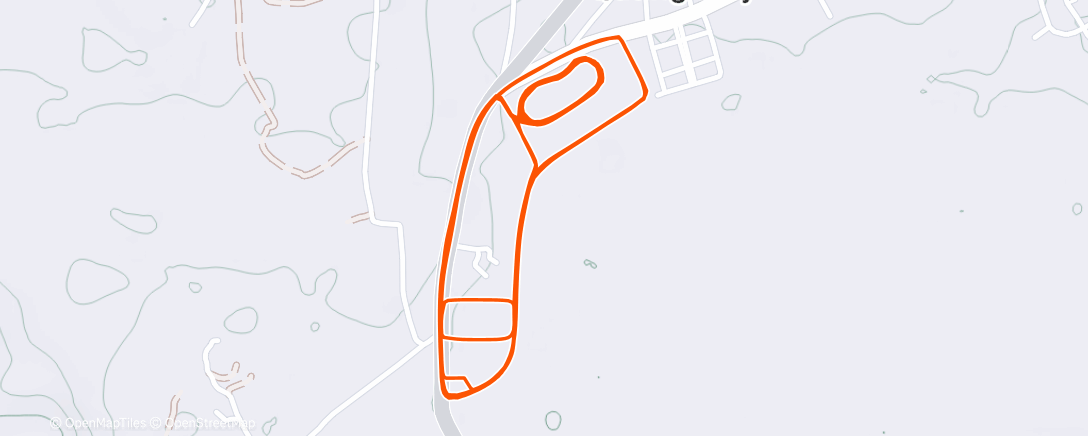 Map of the activity, Morning Run