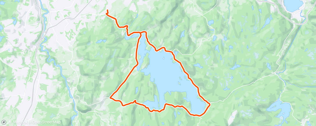 Map of the activity, Rundt Jonsvatnet med Lange Lars 😁
