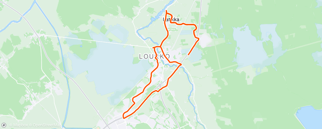 Map of the activity, Pitkä pk