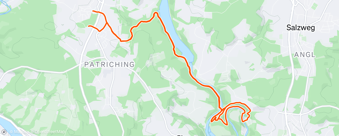 Mappa dell'attività Traillauf zur Mittagszeit