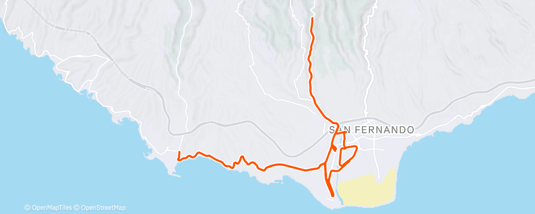 Карта физической активности (Coast road crew)