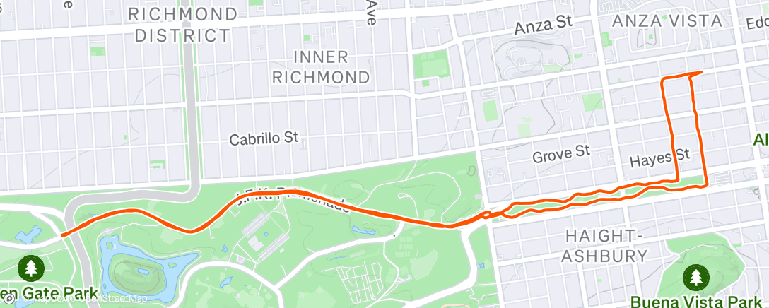 Map of the activity, 🏃 5.5 mi Morning Run
