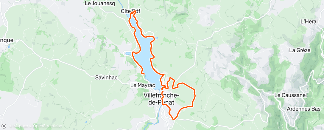 Carte de l'activité