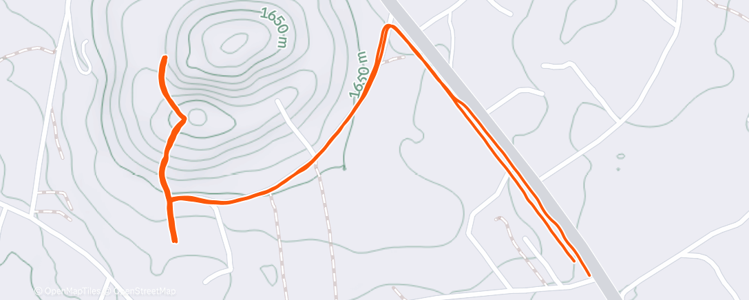 Map of the activity, Morning Run [TR].