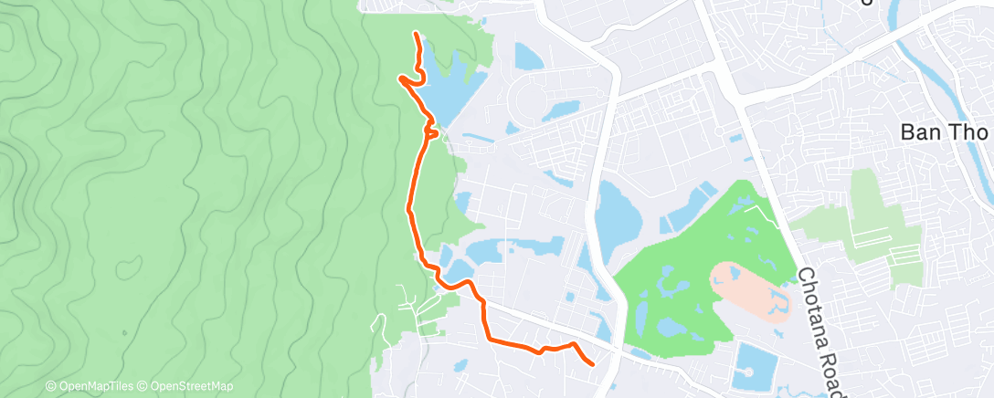 Map of the activity, Trail Tranquilo