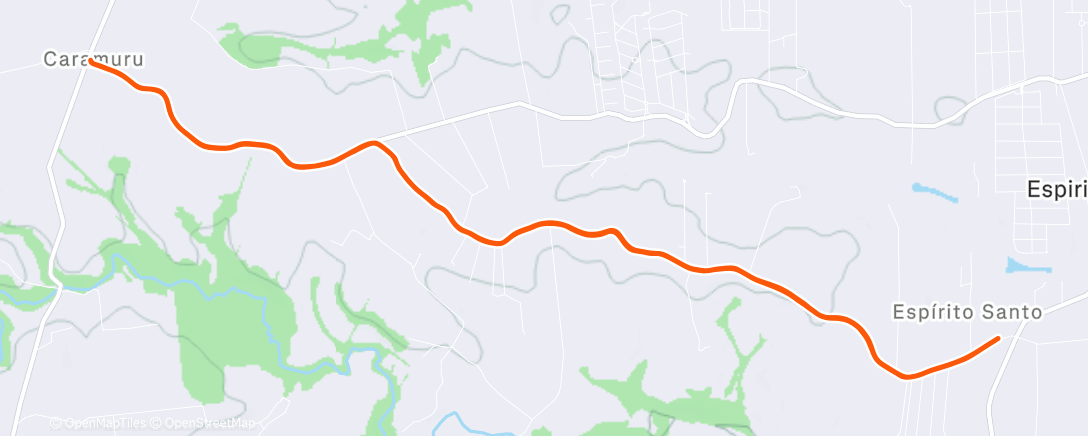Map of the activity, Meia do Noel - Passo Forte Team