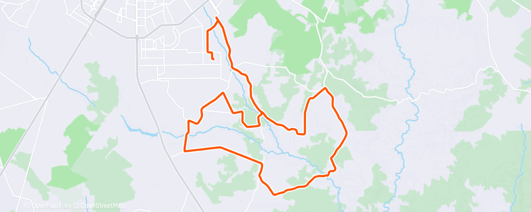 Map of the activity, Pedalada em mountain bike elétrica matinal