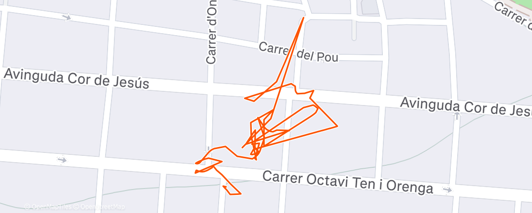 Mapa de la actividad (Pilates cañero con mancuerdas👌💪🏻)