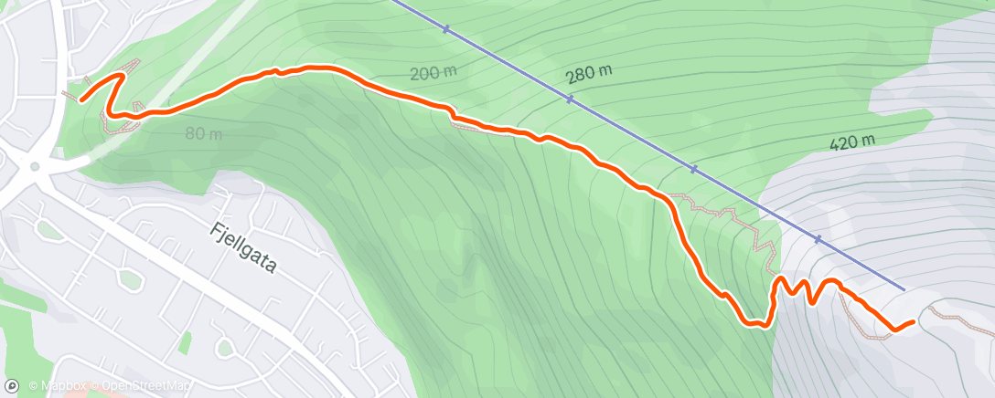 Map of the activity, Nesaksla