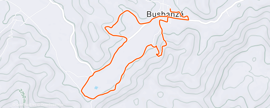 Map of the activity, Bicicleta por la mañana