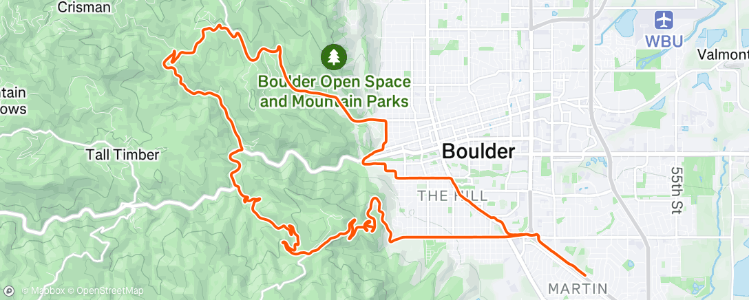Map of the activity, Not in the sweat box anymore