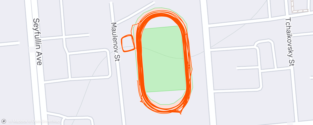 Map of the activity, Lunch Run