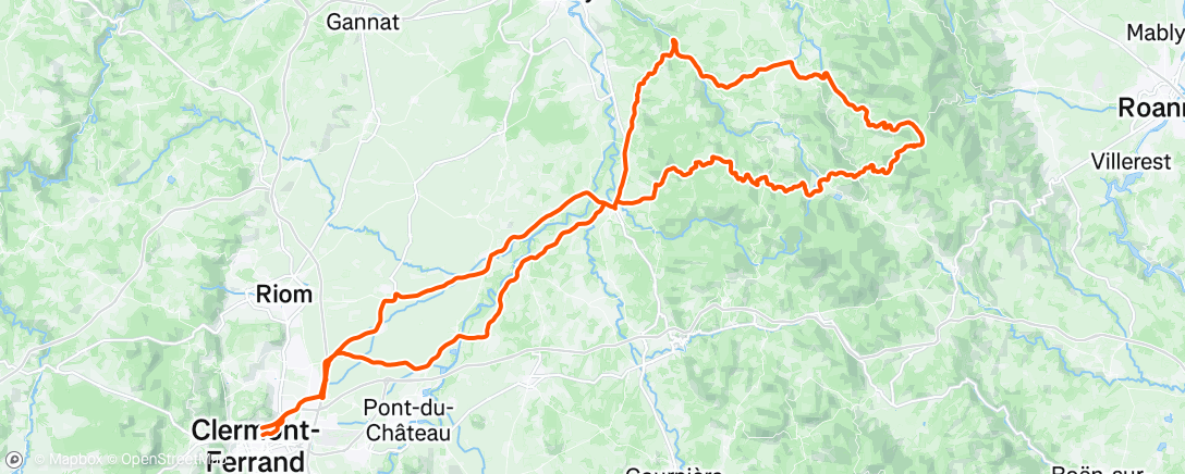 Map of the activity, Route - La loge des Gardes - Retour sans 🪫sur le 🚲