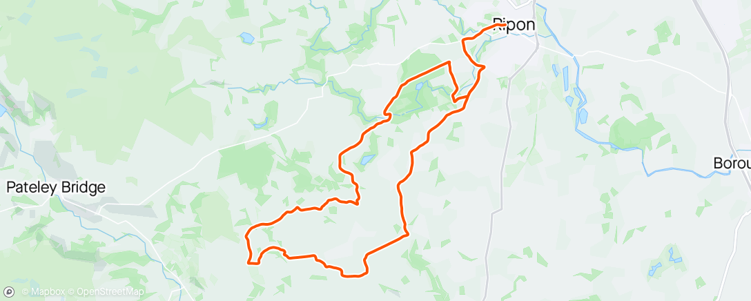 Map of the activity, Moonglu CC Off Road
